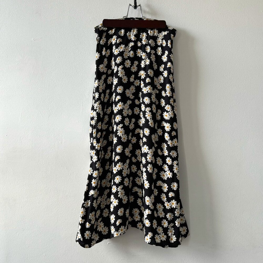 Reformation Daisy Chain Floral Midi Bea Skirt, 0P